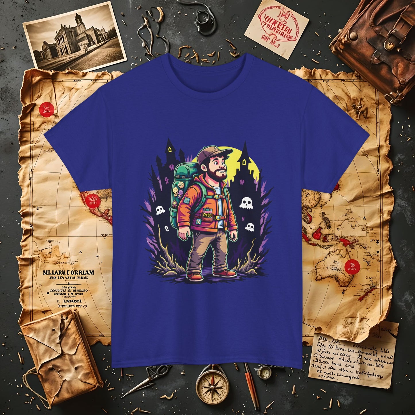 Ghost Hunt Thrillseeker Dark Tourism T-Shirts | Hauntingly Cool Travel Tees for the Morbidly Curious