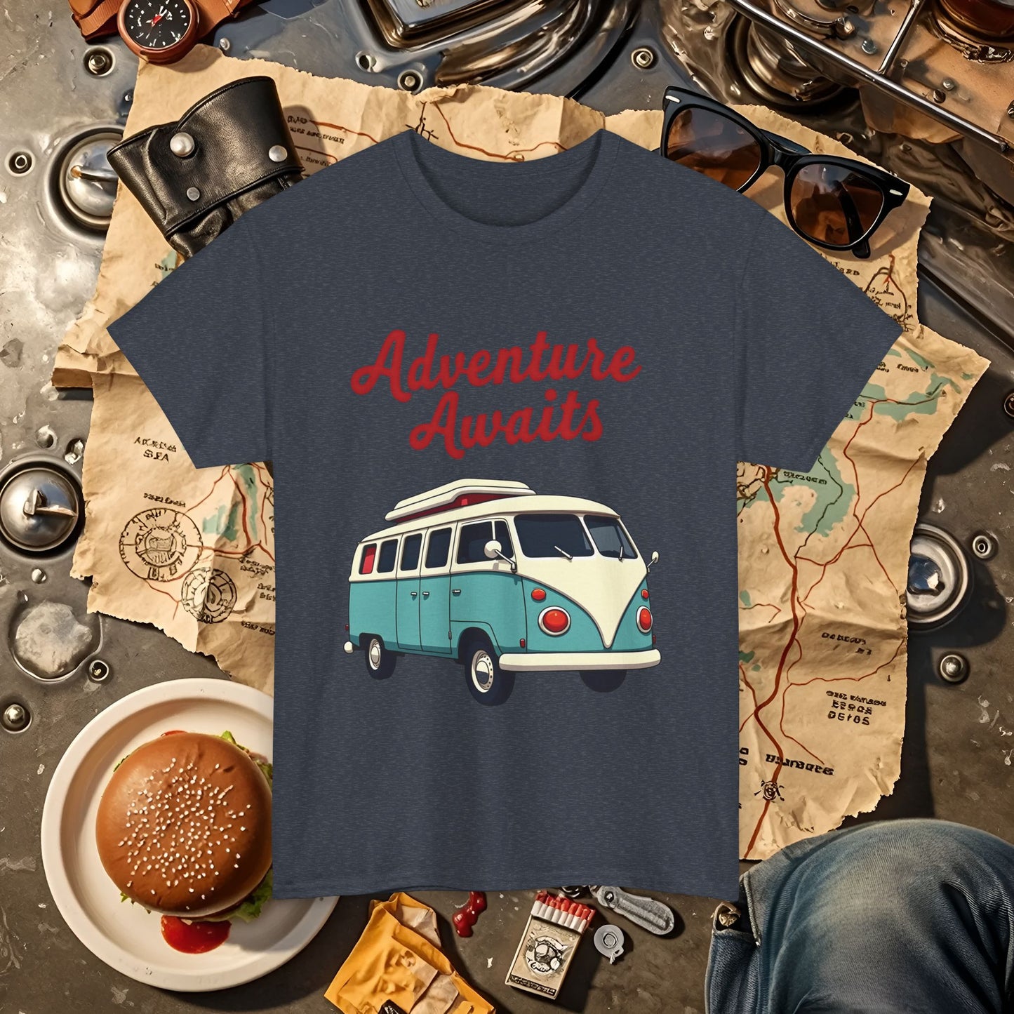 Wanderlust Van Road Trip & Vehicle Travel T-Shirts | Car, RV, and Motorcycle Adventure Tees