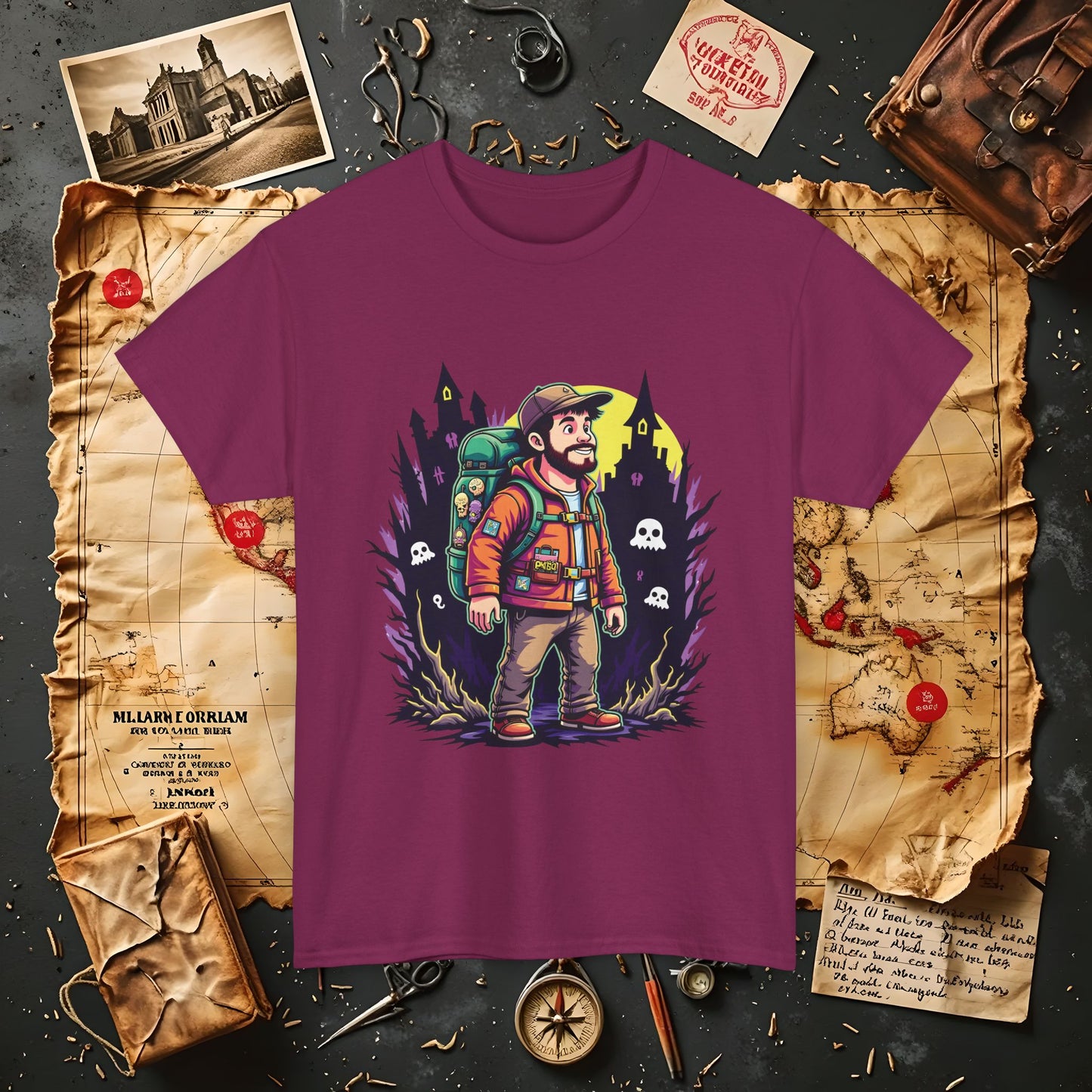 Ghost Hunt Thrillseeker Dark Tourism T-Shirts | Hauntingly Cool Travel Tees for the Morbidly Curious