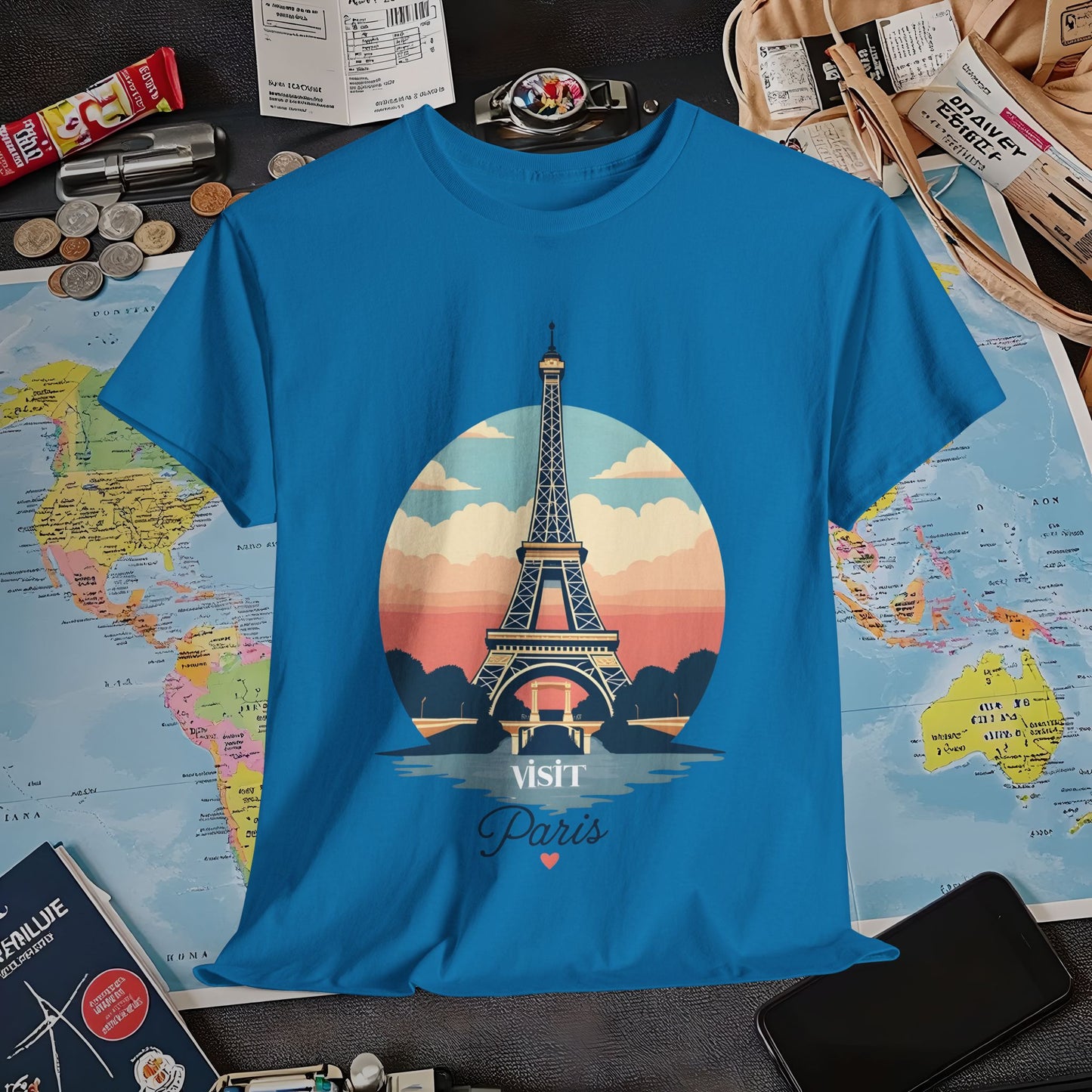 Paris Dreams Air Travel T-Shirts | Jetsetter, Airport, and International Flight Tees