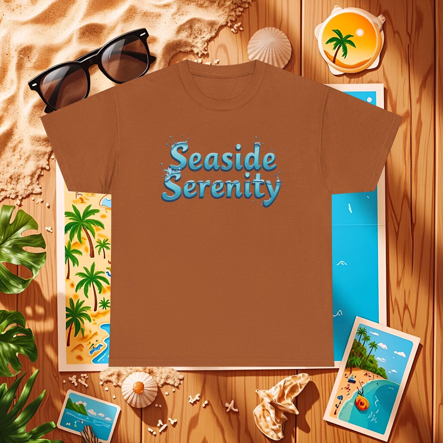 Seaside Bliss Beach Travel T-Shirts | Tropical Vacation & Coastal Lifestyle Tees
