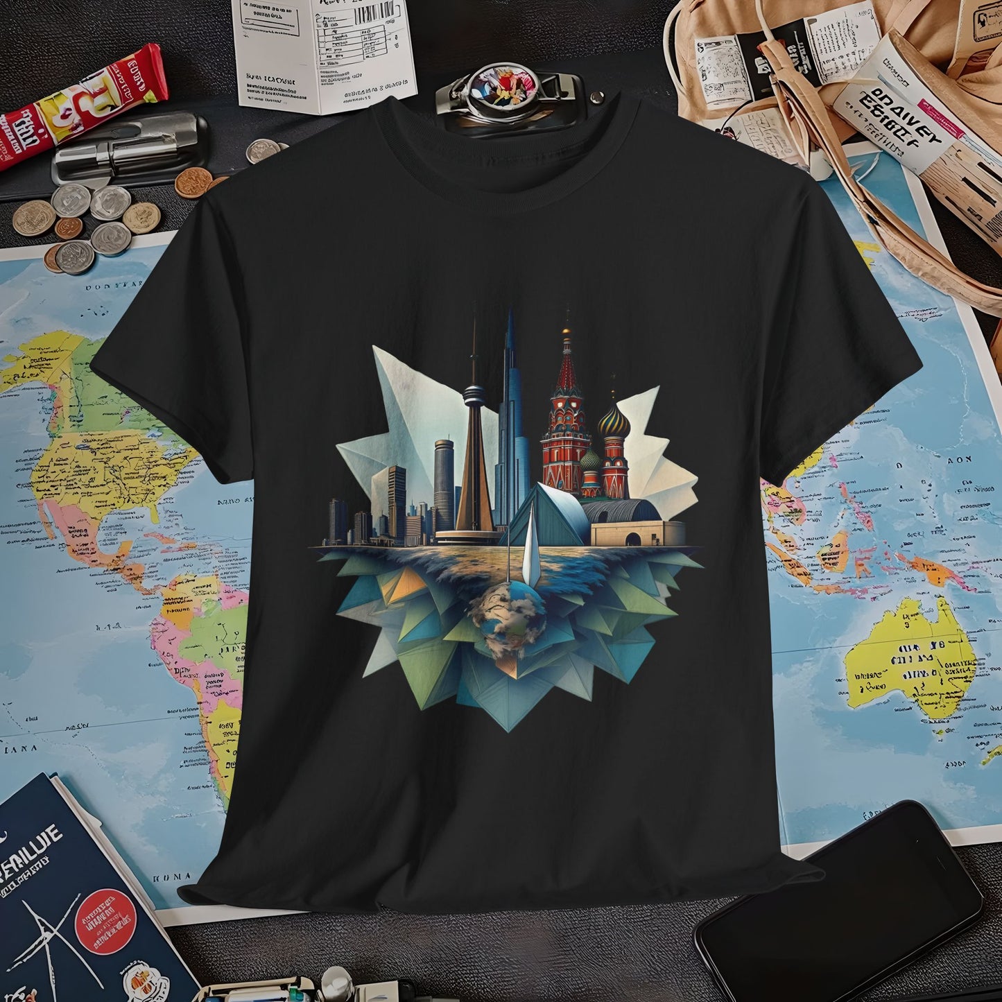 Urban Geometry Air Travel T-Shirts | Jetsetter, Airport, and International Flight Tees