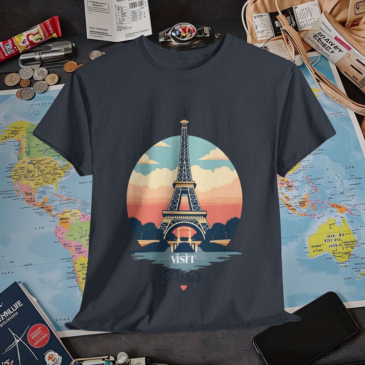 Paris Dreams Air Travel T-Shirts | Jetsetter, Airport, and International Flight Tees