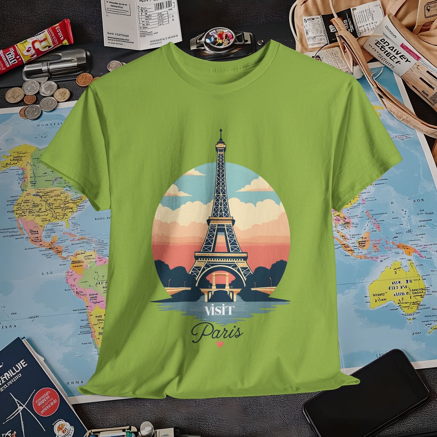 Paris Dreams Air Travel T-Shirts | Jetsetter, Airport, and International Flight Tees