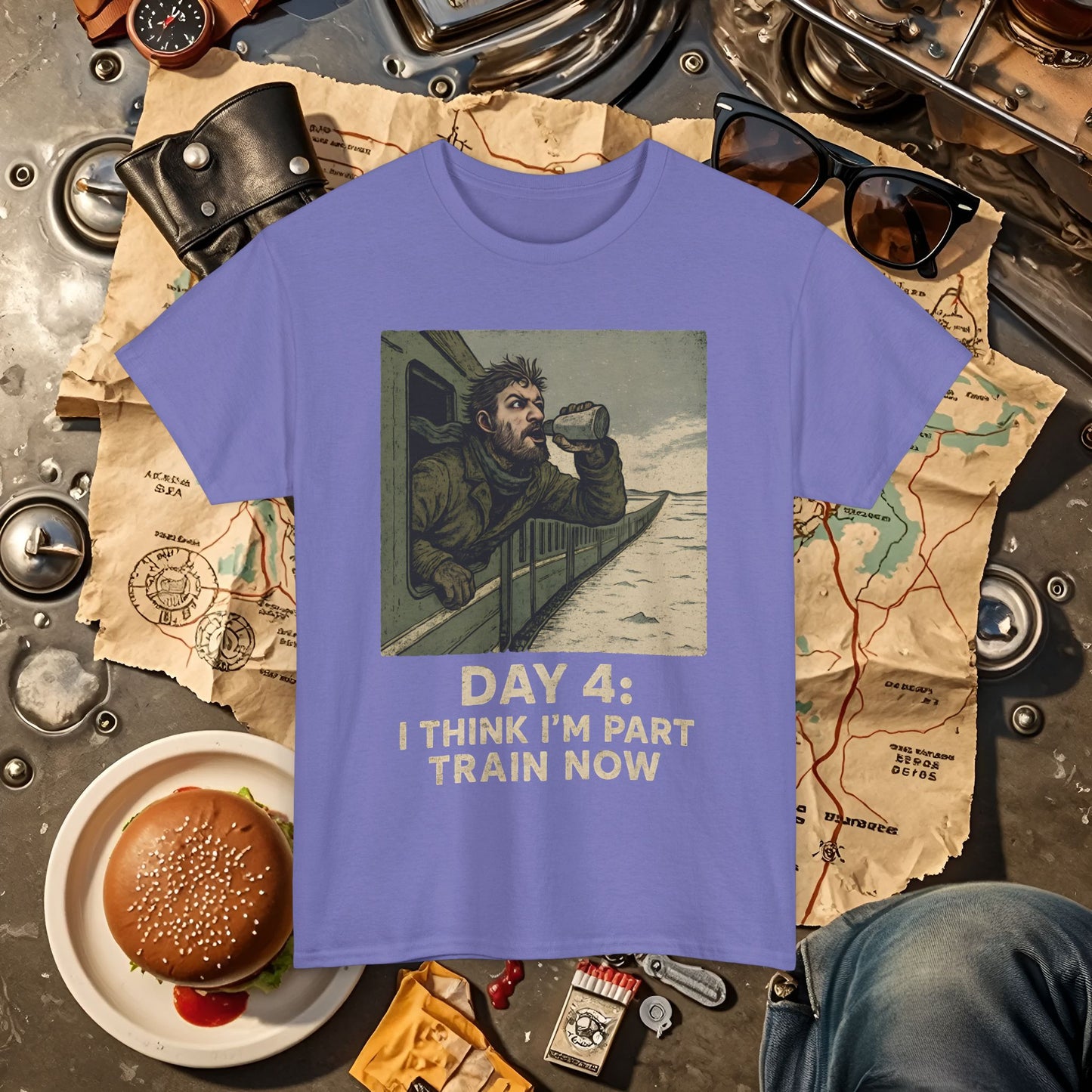 Day 4: I Think I Am Part Train – Feral Traveler’s Siberian Railroad Tee Road Trip & Vehicle Travel T-Shirts | Car, RV, and Motorcycle Adventure Tees