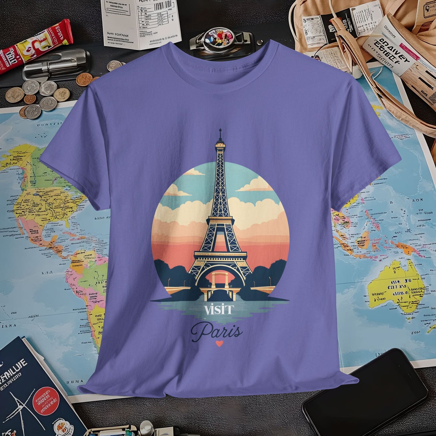 Paris Dreams Air Travel T-Shirts | Jetsetter, Airport, and International Flight Tees