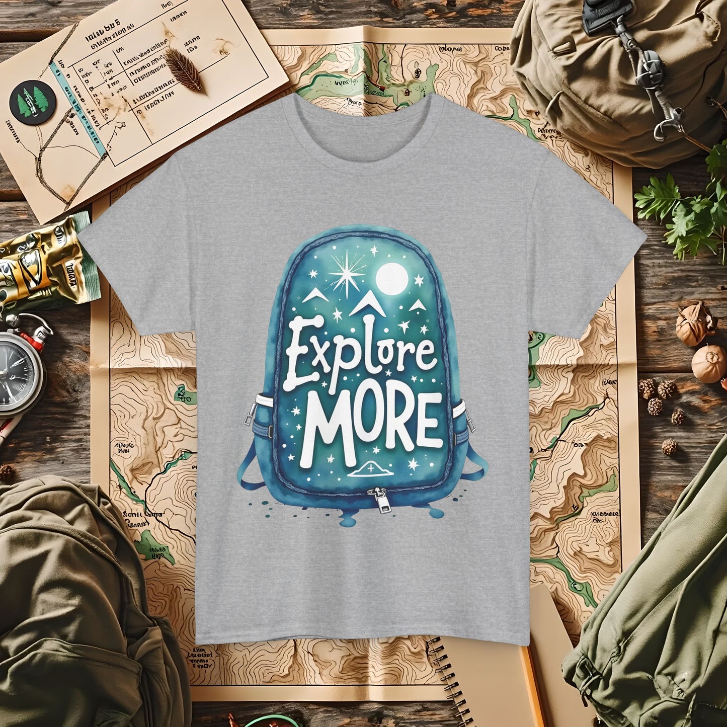 Explore More Outdoor Adventure T-Shirts | Camping, Hiking, Rafting & Kayaking Tees for Nature Lovers