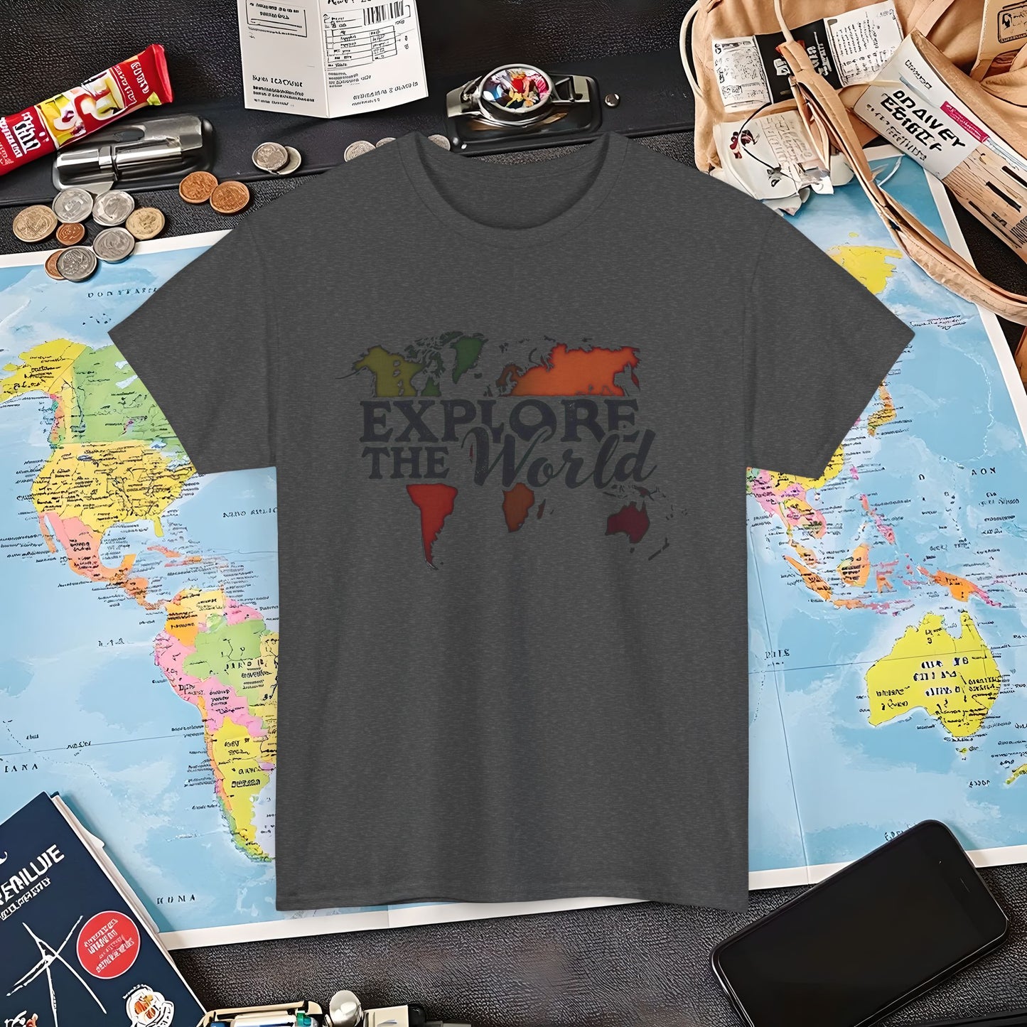 Vintage Explorer Air Travel T-Shirts | Jetsetter, Airport, and International Flight Tees