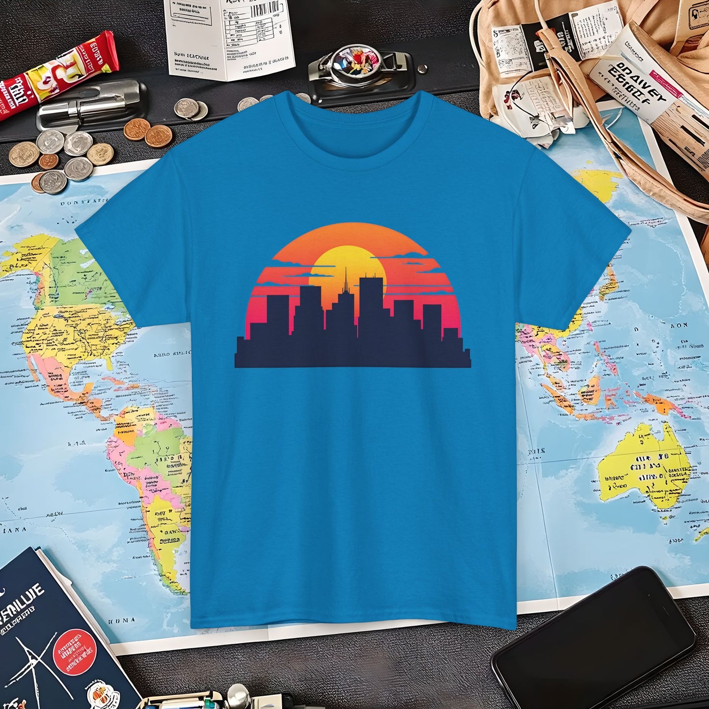 Pixel Paradise Air Travel T-Shirts | Jetsetter, Airport, and International Flight Tees