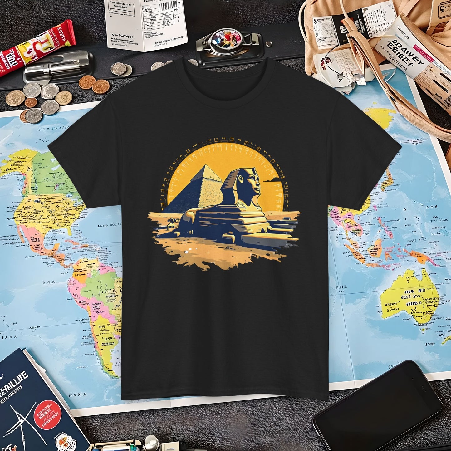 Cairo Mystique Air Travel T-Shirts | Jetsetter, Airport, and International Flight Tees