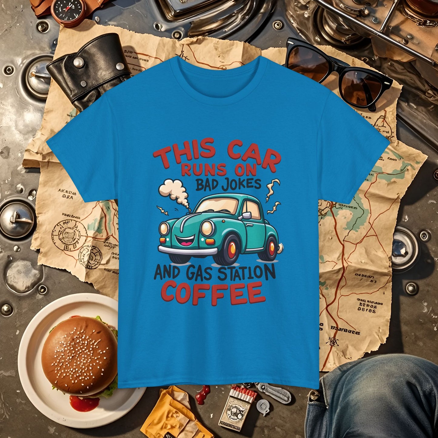 Coffee Car Road Trip & Vehicle Travel T-Shirts | Car, RV, and Motorcycle Adventure Tees