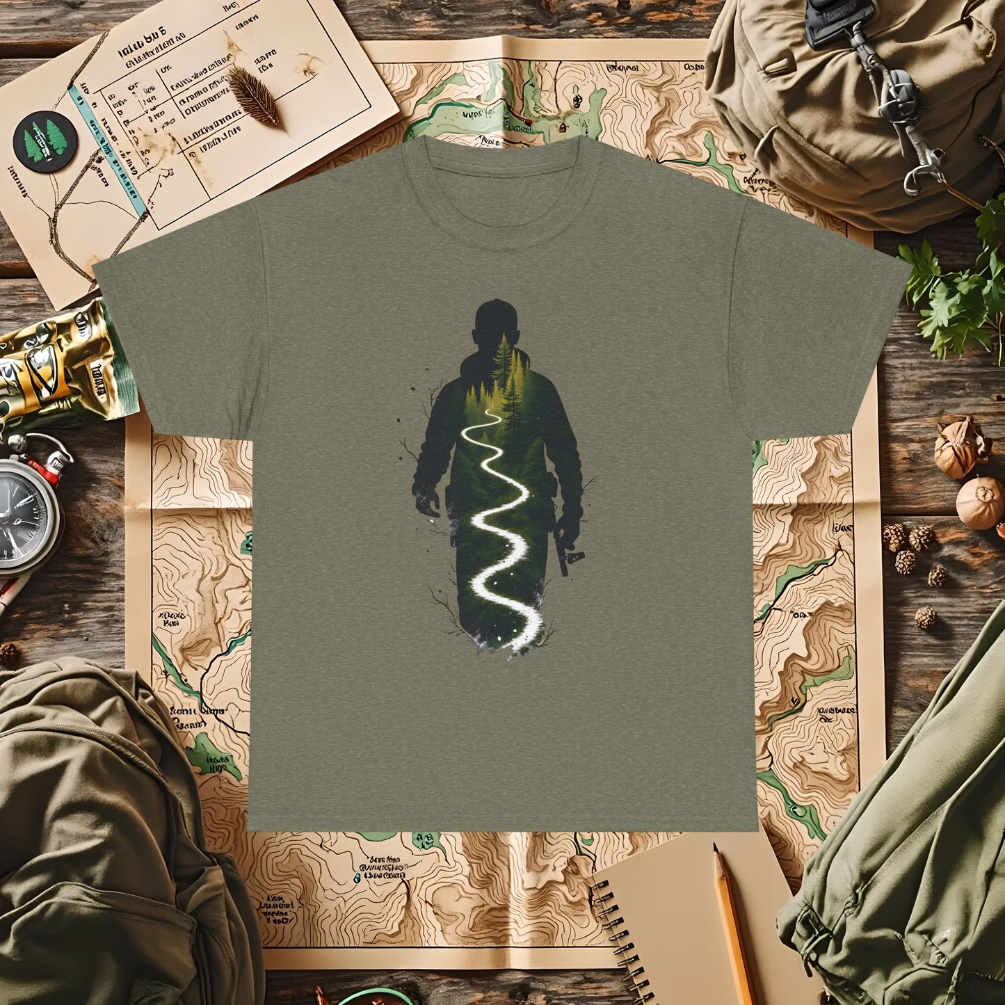 Nature Journey Outdoor Adventure T-Shirts | Camping, Hiking, Rafting & Kayaking Tees for Nature Lovers