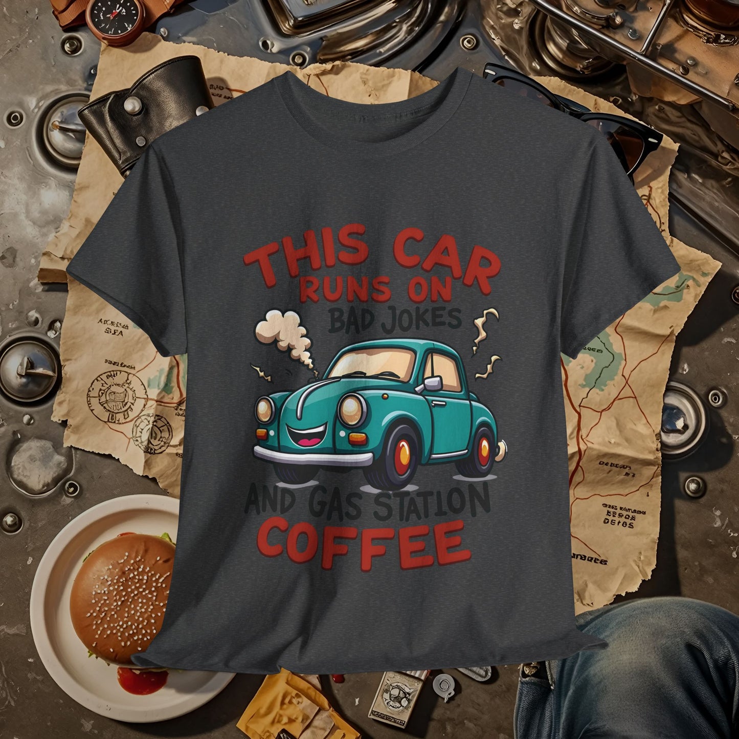 Coffee Car Road Trip & Vehicle Travel T-Shirts | Car, RV, and Motorcycle Adventure Tees