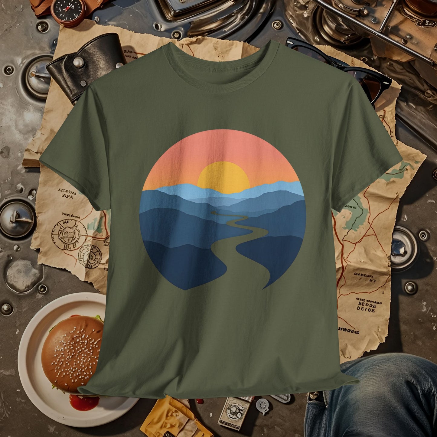Journey Ahead Road Trip & Vehicle Travel T-Shirts | Car, RV, and Motorcycle Adventure Tees