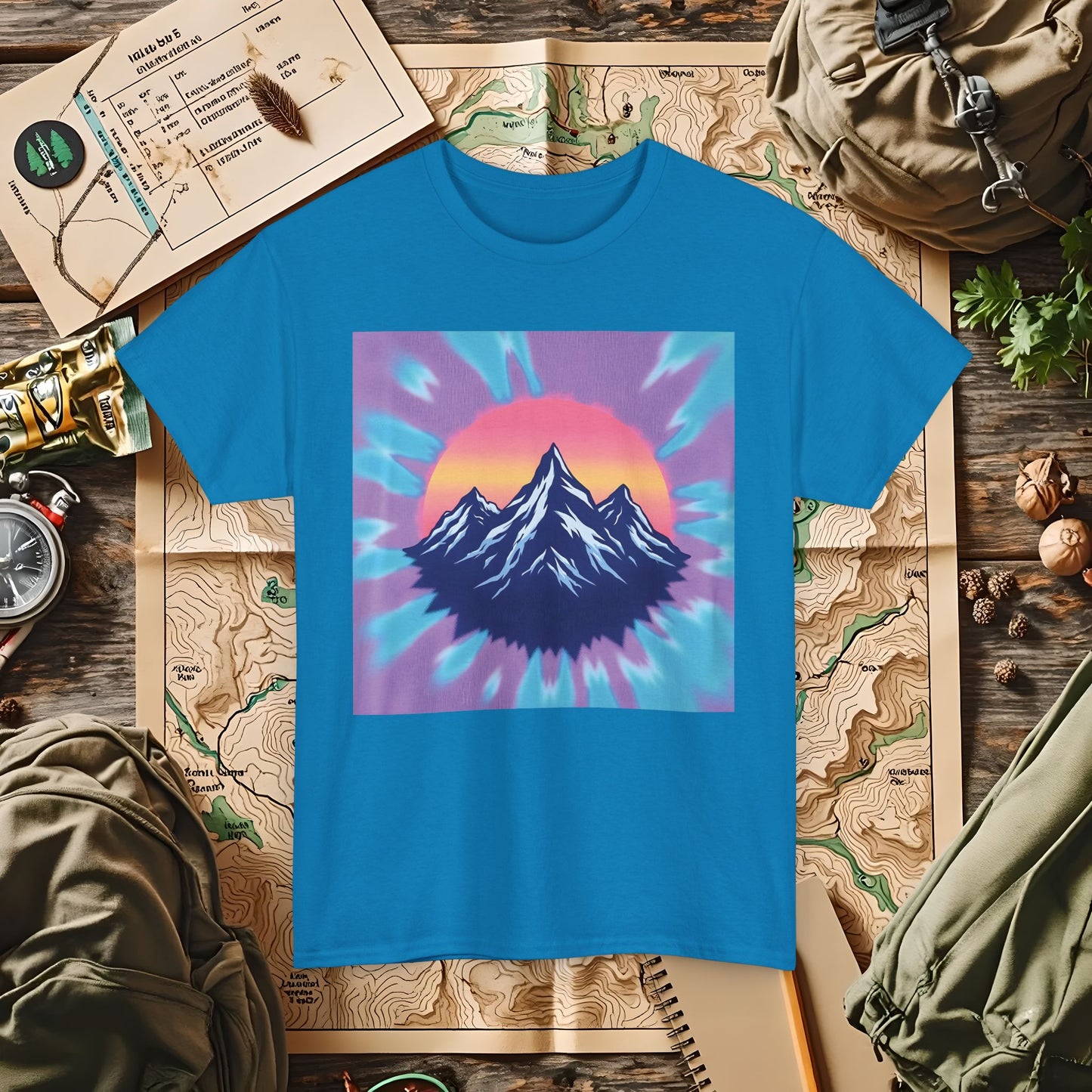 Color Peak Outdoor Adventure T-Shirts | Camping, Hiking, Rafting & Kayaking Tees for Nature Lovers