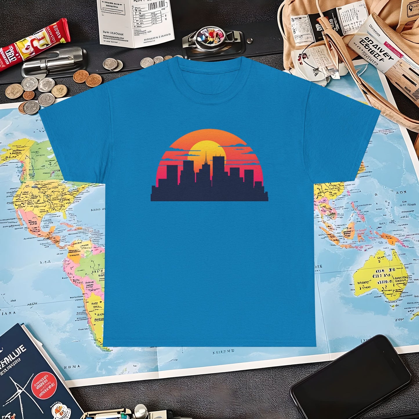 Pixel Paradise Air Travel T-Shirts | Jetsetter, Airport, and International Flight Tees
