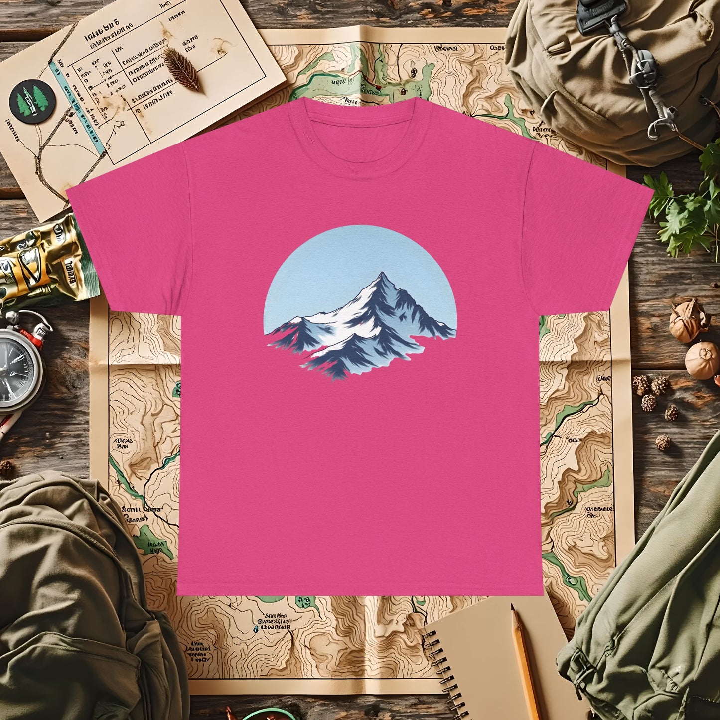 Mountain Escape Outdoor Adventure T-Shirts | Camping, Hiking, Rafting & Kayaking Tees for Nature Lovers
