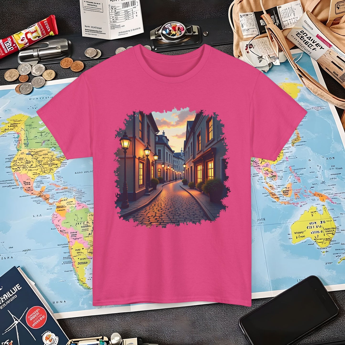 European Romance Air Travel T-Shirts | Jetsetter, Airport, and International Flight Tees