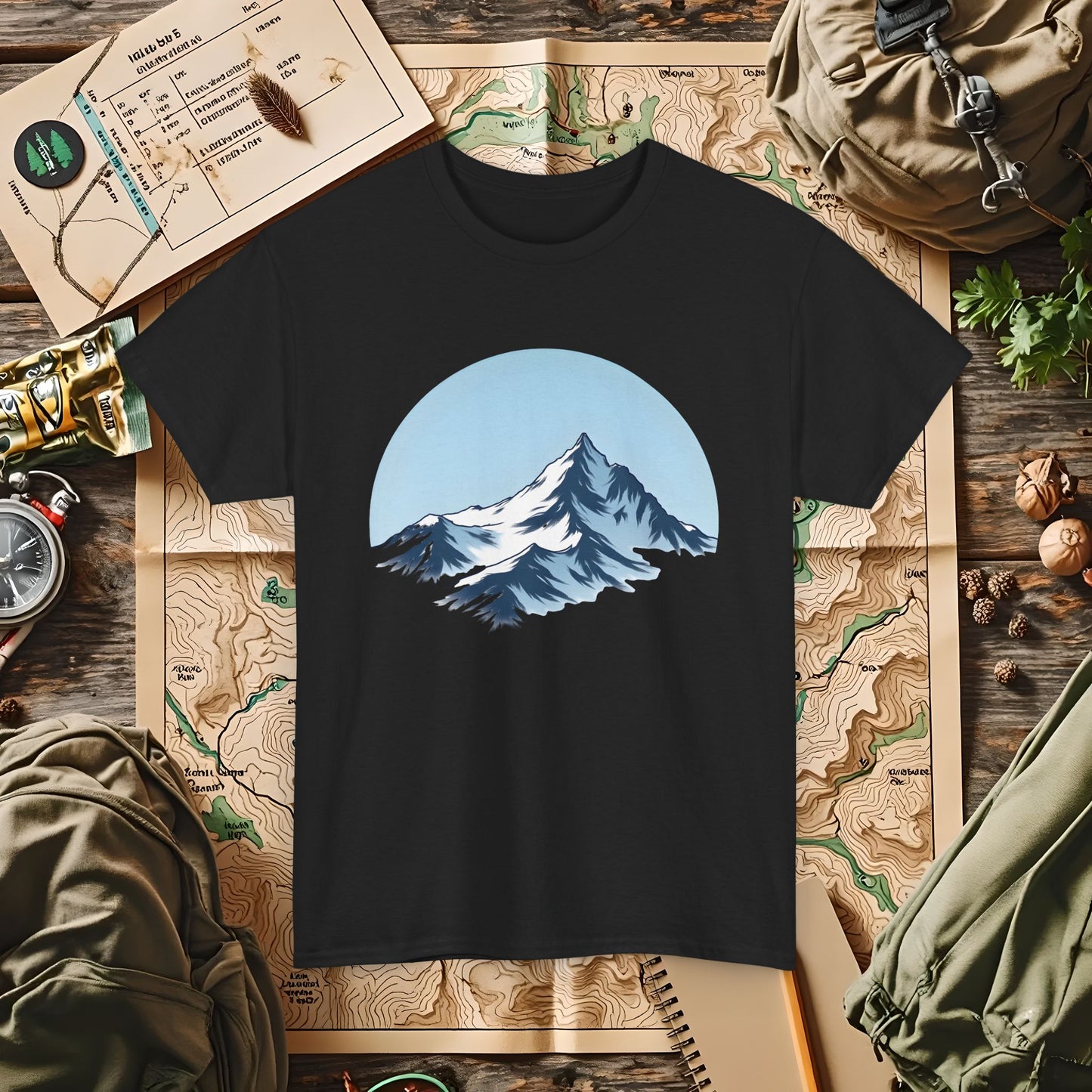 Mountain Escape Outdoor Adventure T-Shirts | Camping, Hiking, Rafting & Kayaking Tees for Nature Lovers