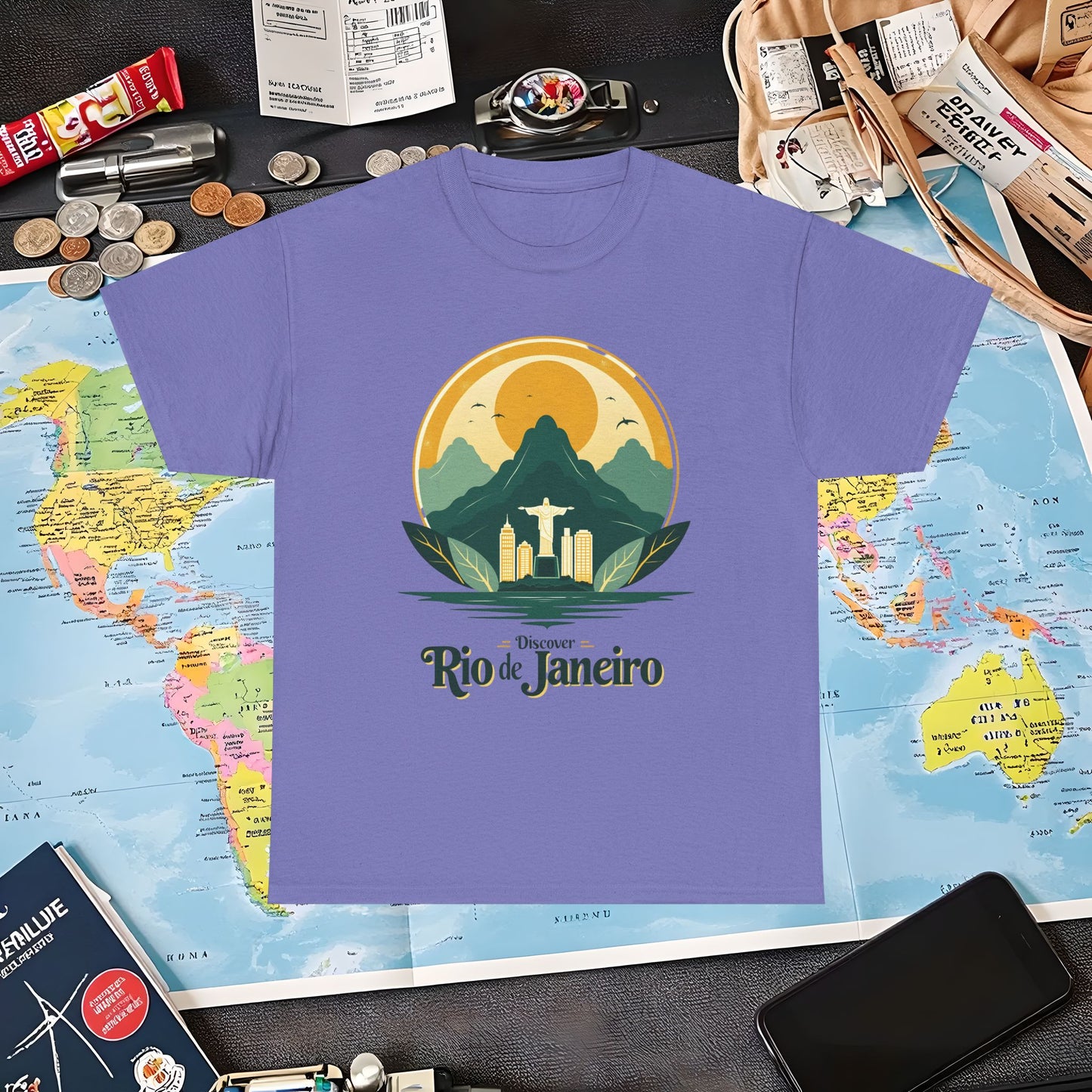 Rio Vintage Air Travel T-Shirts | Jetsetter, Airport, and International Flight Tees