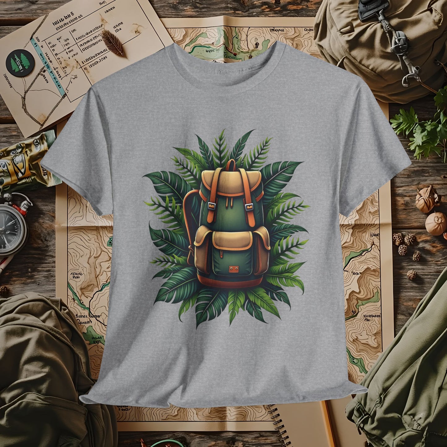 Jungle Adventure Outdoor Adventure T-Shirts | Camping, Hiking, Rafting & Kayaking Tees for Nature Lovers