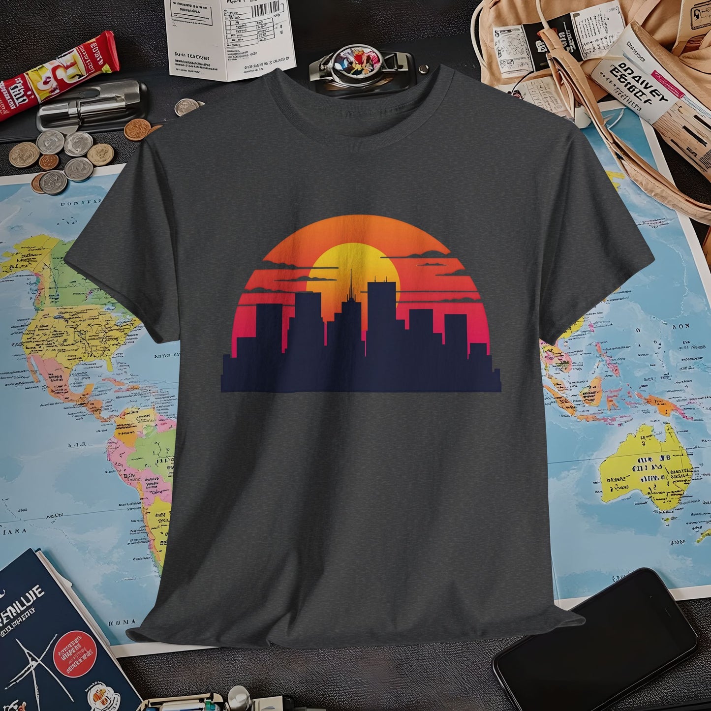 Pixel Paradise Air Travel T-Shirts | Jetsetter, Airport, and International Flight Tees