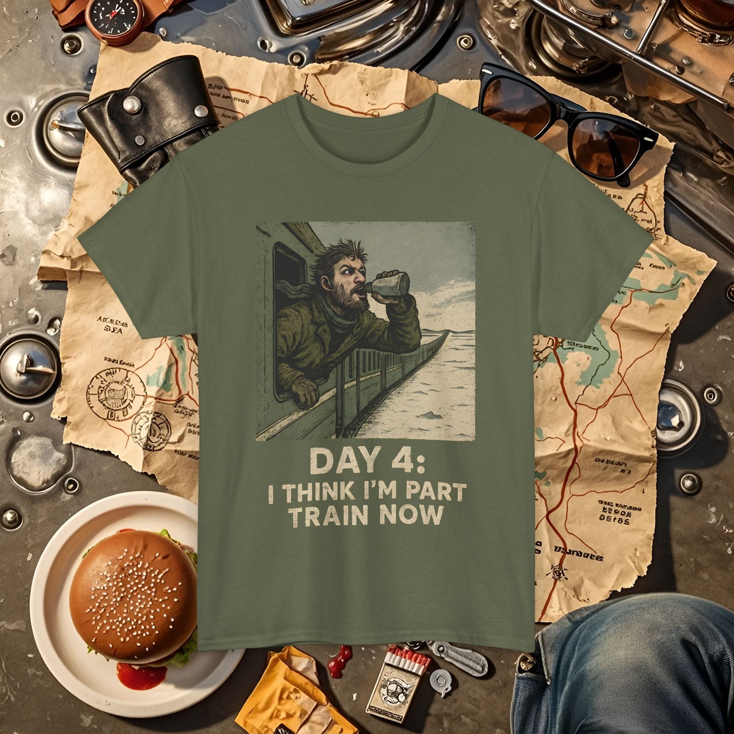 Day 4: I Think I Am Part Train – Feral Traveler’s Siberian Railroad Tee Road Trip & Vehicle Travel T-Shirts | Car, RV, and Motorcycle Adventure Tees