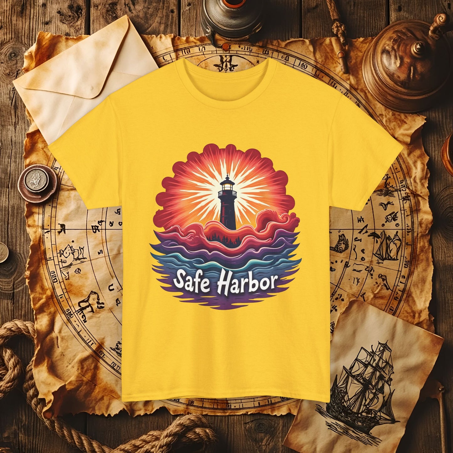 Harbor Glow Cruise Travel T-Shirts | Funny & Stylish Tees for Ocean Adventures