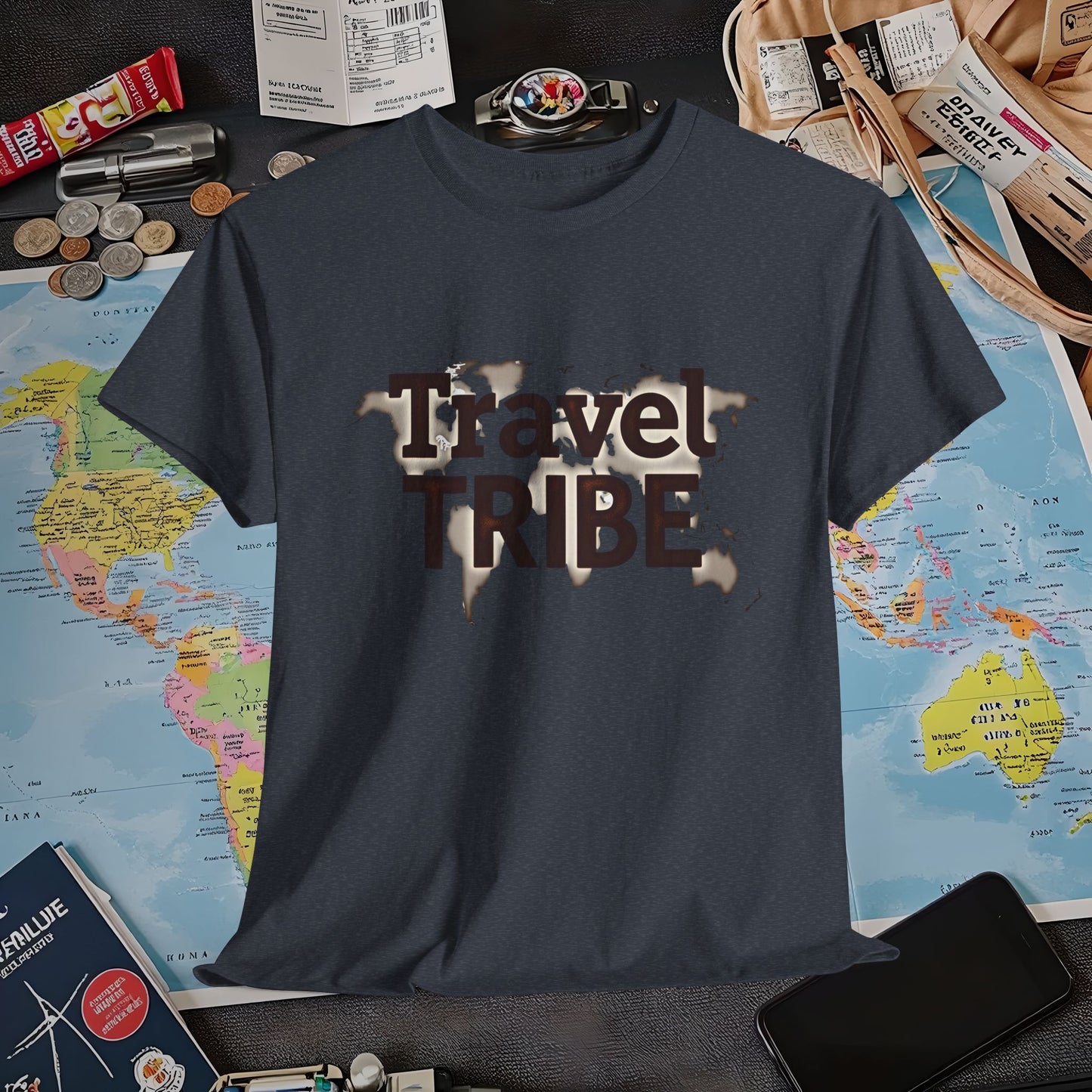 Travel Tribe Globe Air Travel T-Shirts | Jetsetter, Airport, and International Flight Tees
