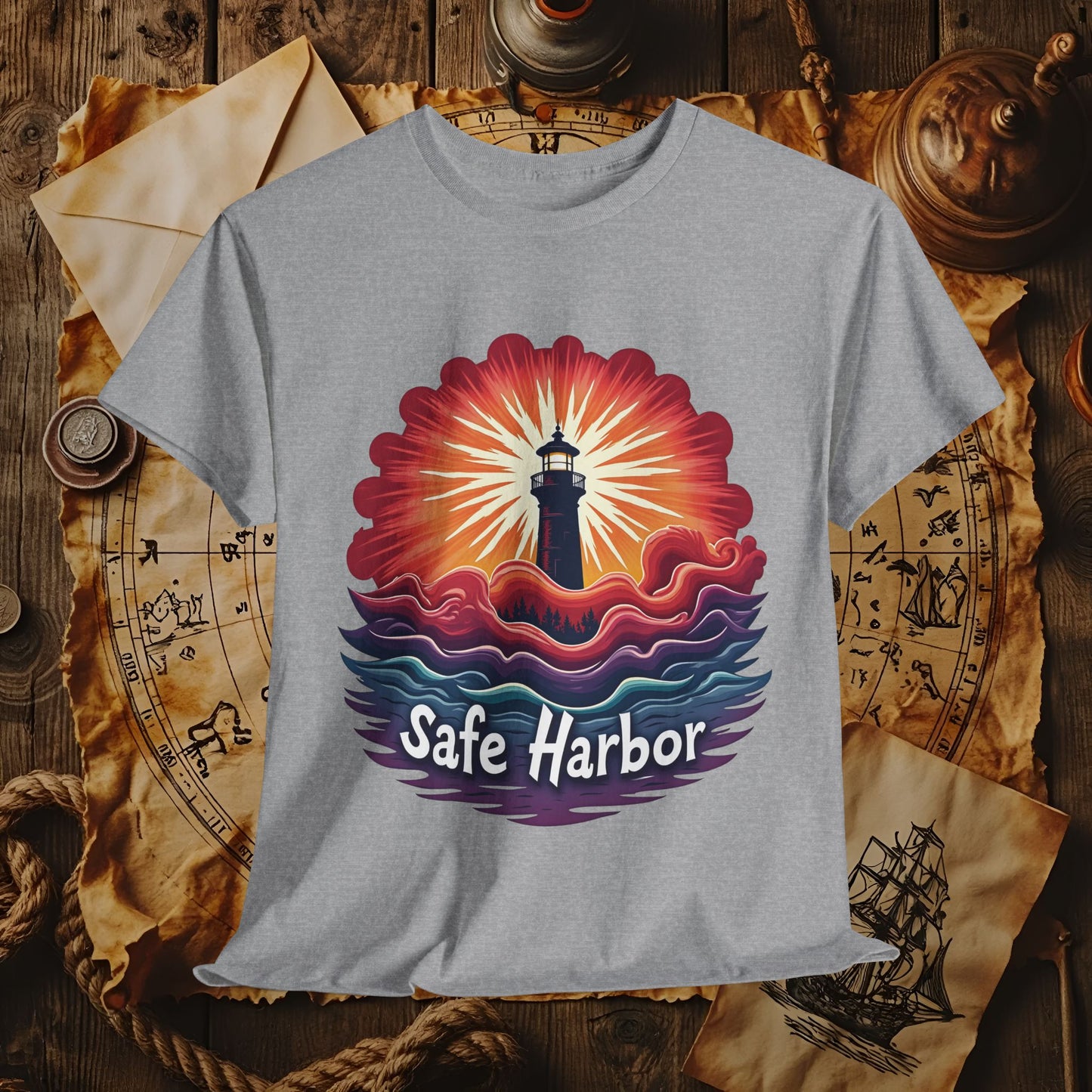 Harbor Glow Cruise Travel T-Shirts | Funny & Stylish Tees for Ocean Adventures