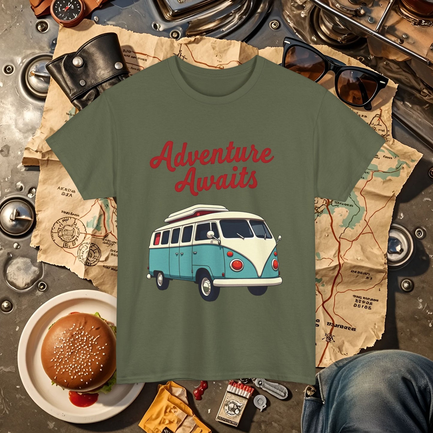 Wanderlust Van Road Trip & Vehicle Travel T-Shirts | Car, RV, and Motorcycle Adventure Tees