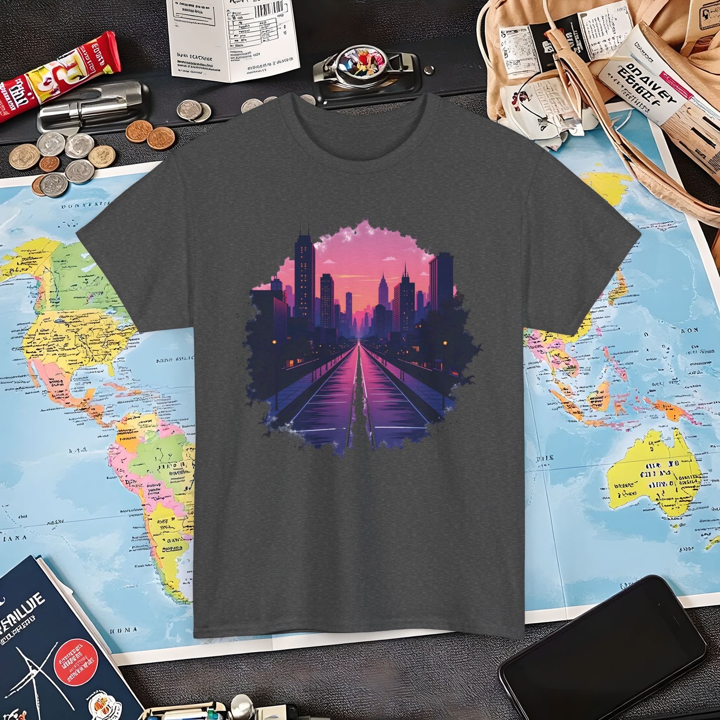 Twilight City Air Travel T-Shirts | Jetsetter, Airport, and International Flight Tees
