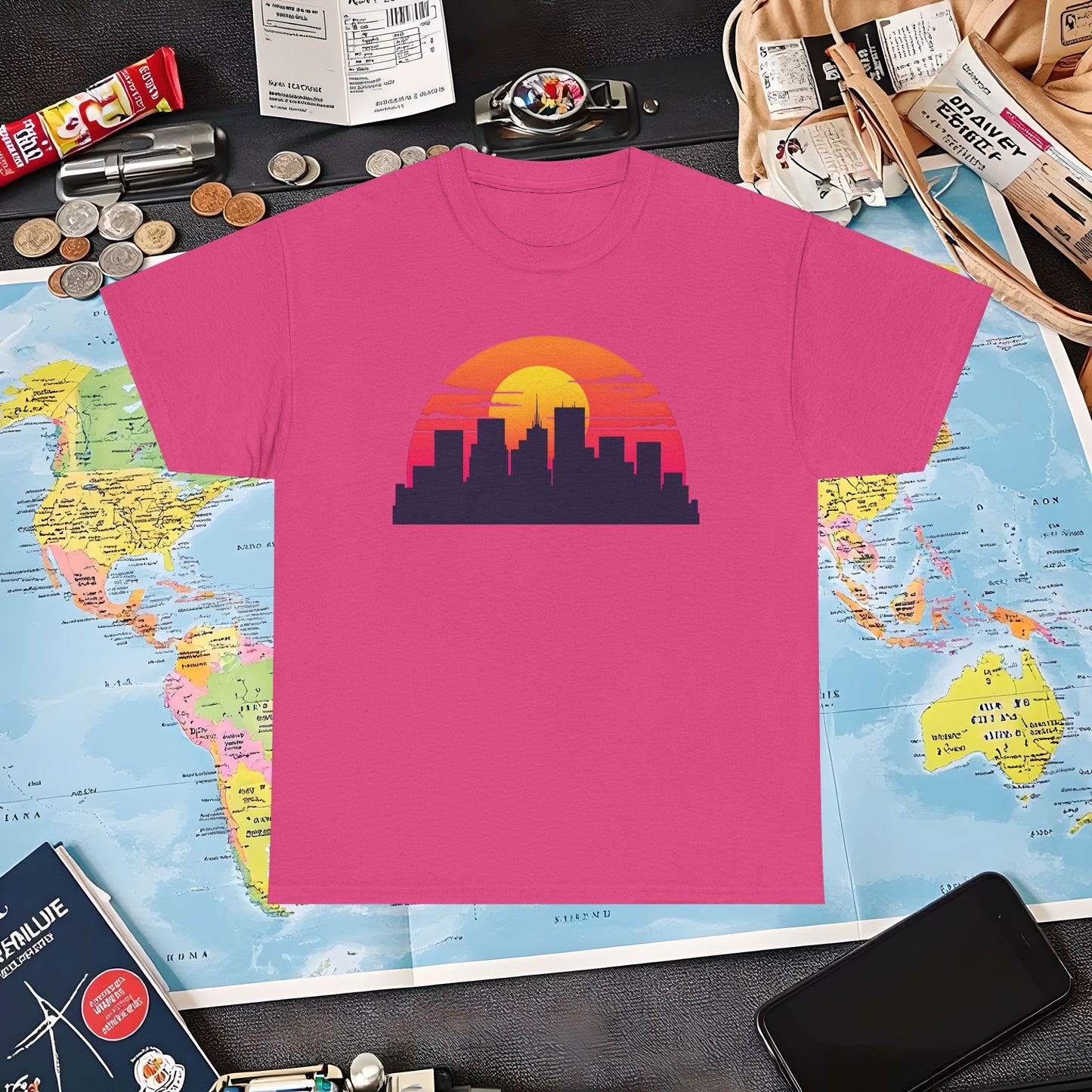 Pixel Paradise Air Travel T-Shirts | Jetsetter, Airport, and International Flight Tees
