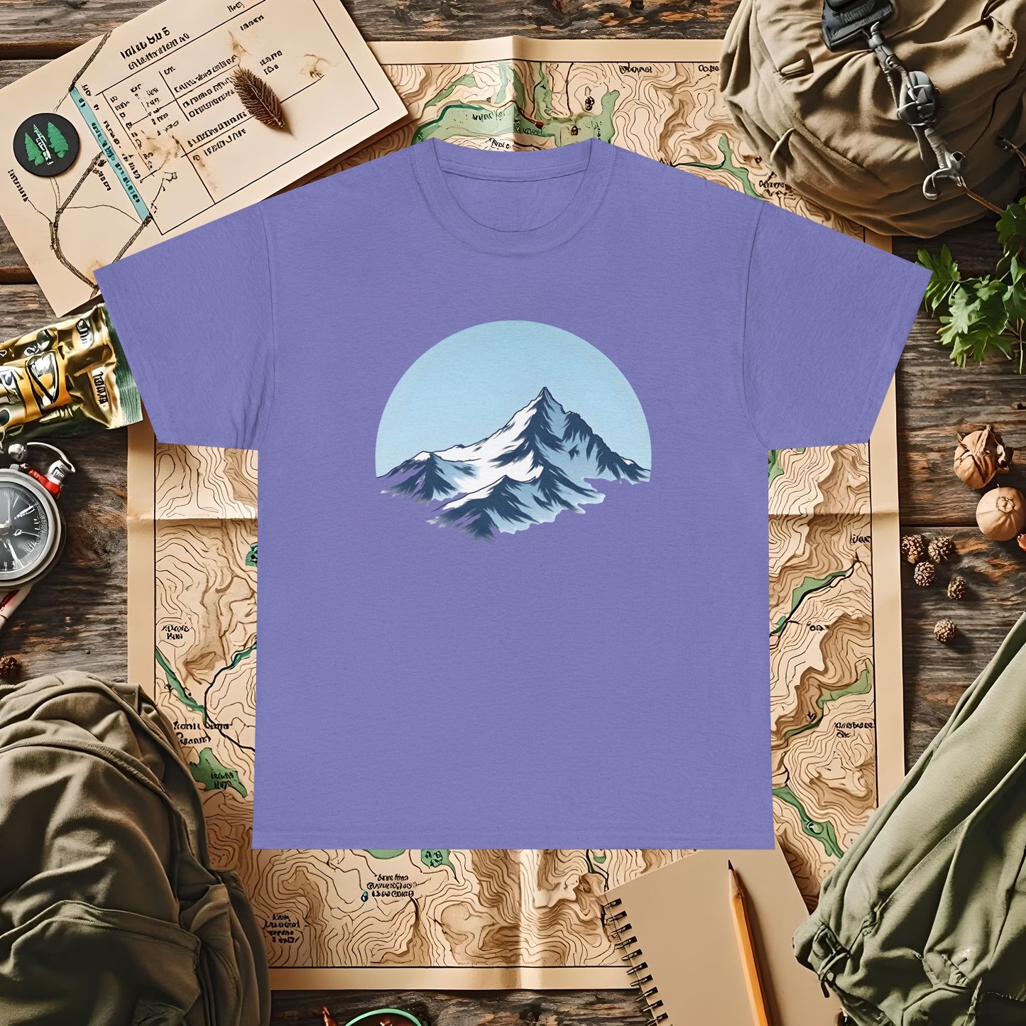 Mountain Escape Outdoor Adventure T-Shirts | Camping, Hiking, Rafting & Kayaking Tees for Nature Lovers