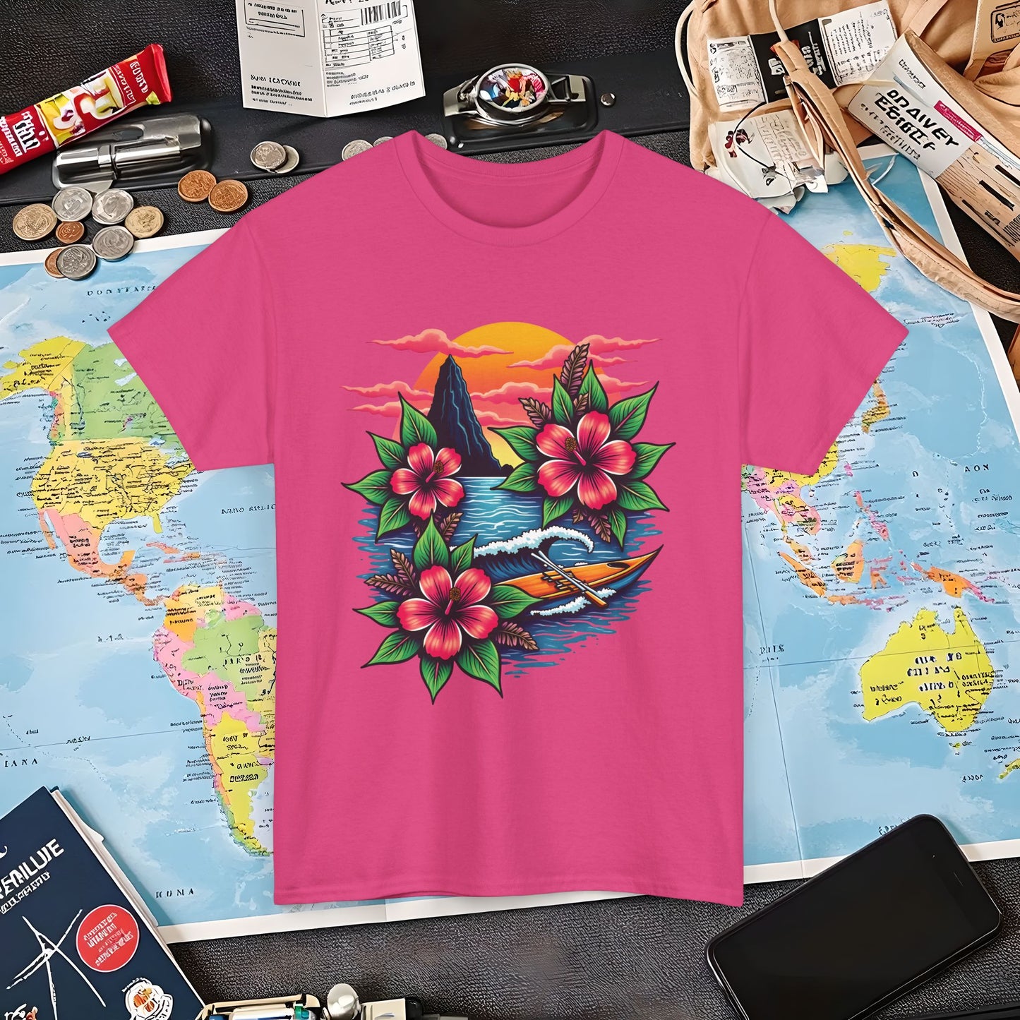 Hawaii Vibes Air Travel T-Shirts | Jetsetter, Airport, and International Flight Tees