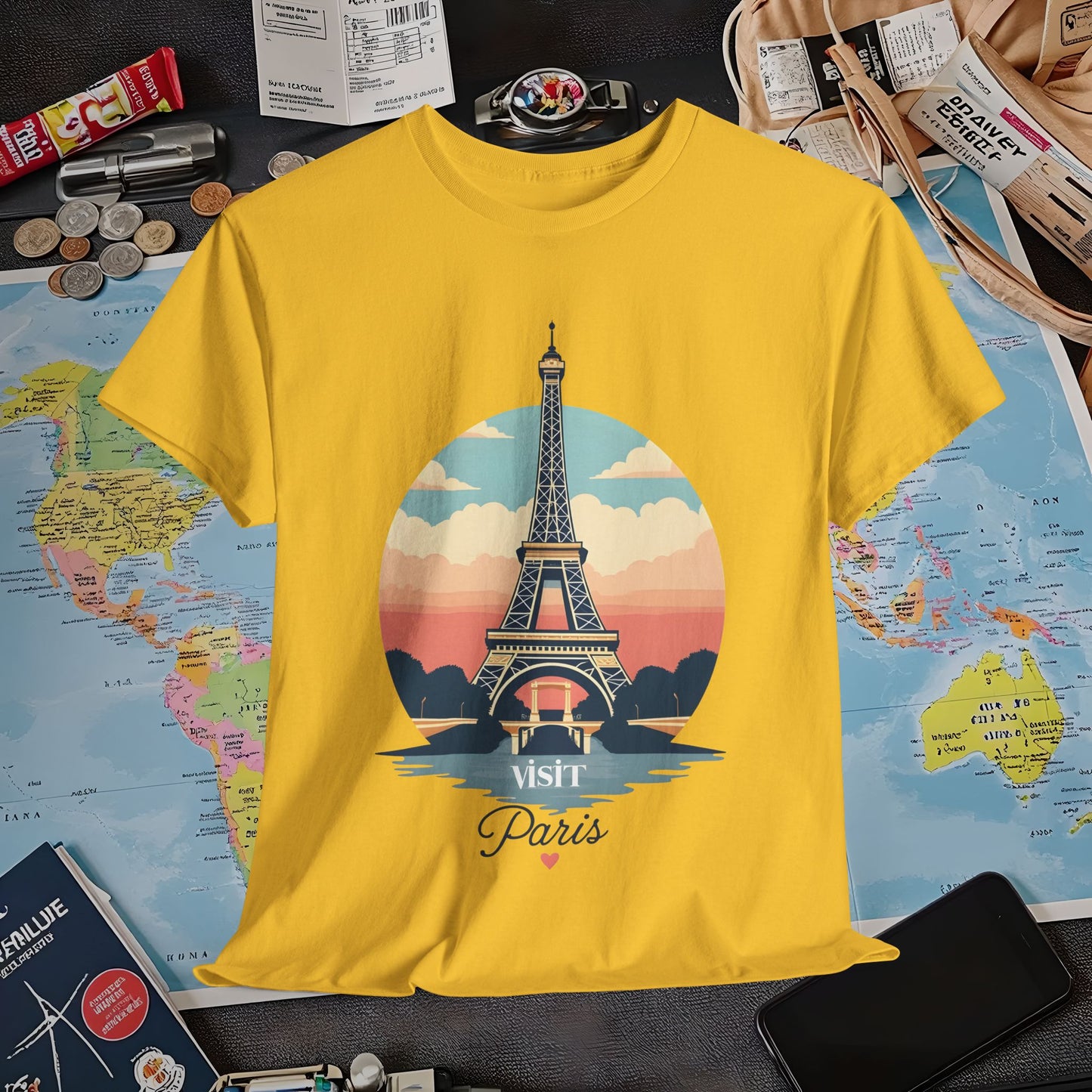 Paris Dreams Air Travel T-Shirts | Jetsetter, Airport, and International Flight Tees