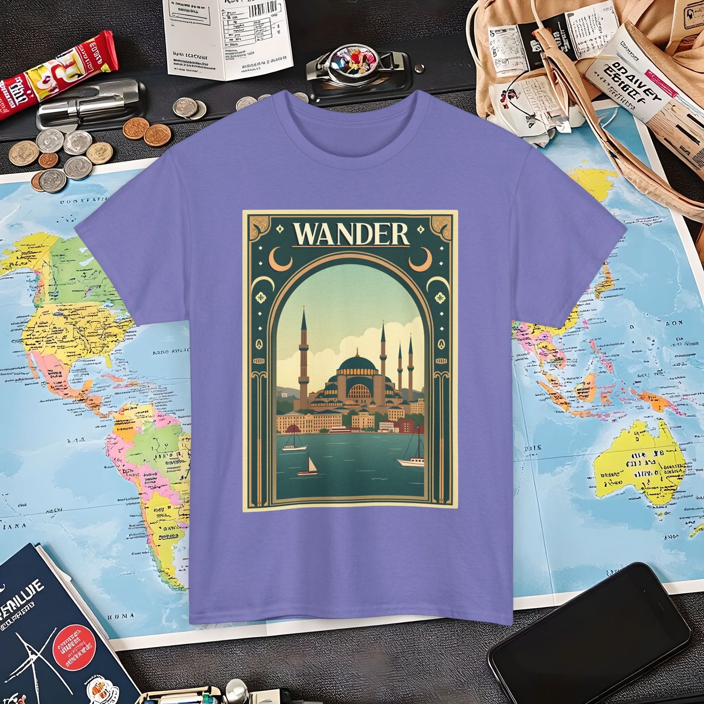 Istanbul Elegance Air Travel T-Shirts | Jetsetter, Airport, and International Flight Tees