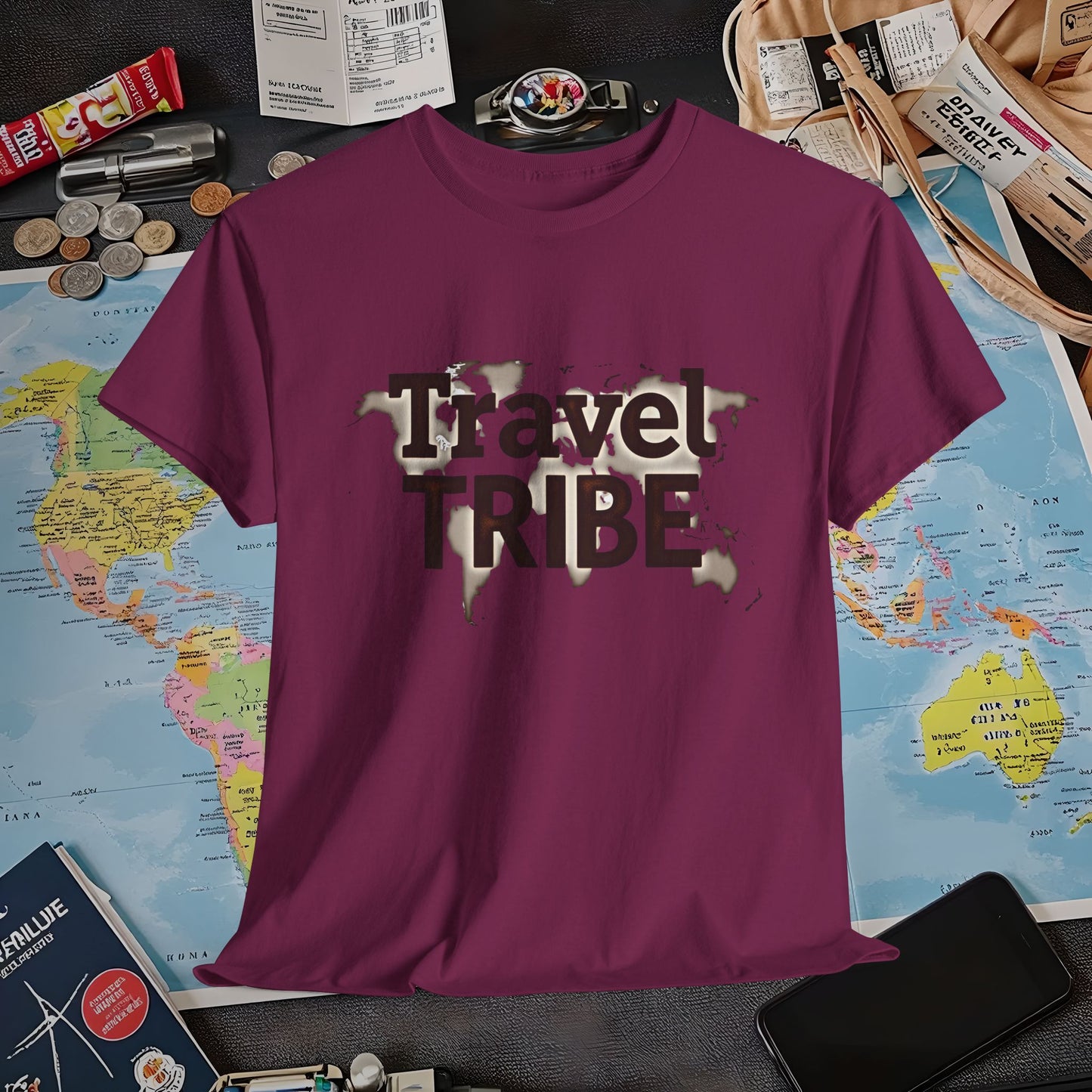 Travel Tribe Globe Air Travel T-Shirts | Jetsetter, Airport, and International Flight Tees