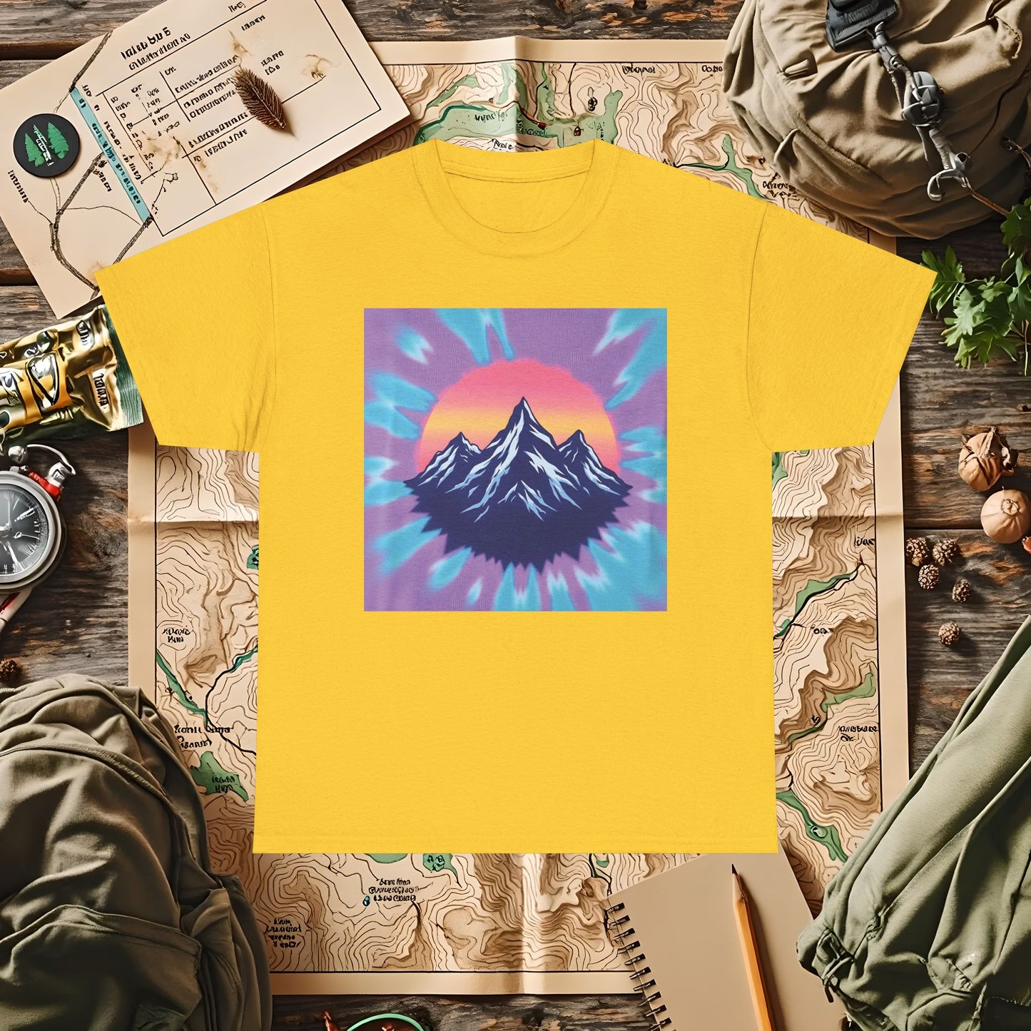 Color Peak Outdoor Adventure T-Shirts | Camping, Hiking, Rafting & Kayaking Tees for Nature Lovers