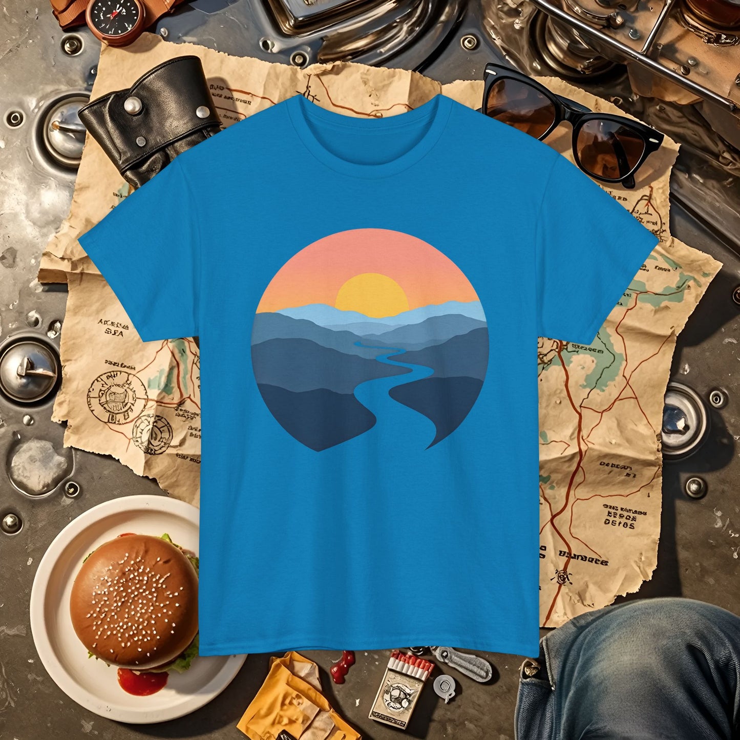 Journey Ahead Road Trip & Vehicle Travel T-Shirts | Car, RV, and Motorcycle Adventure Tees
