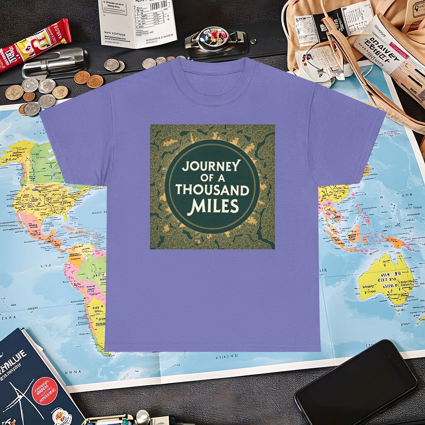 Wanderlust JourneyAir Travel T-Shirts | Jetsetter, Airport, and International Flight Tees