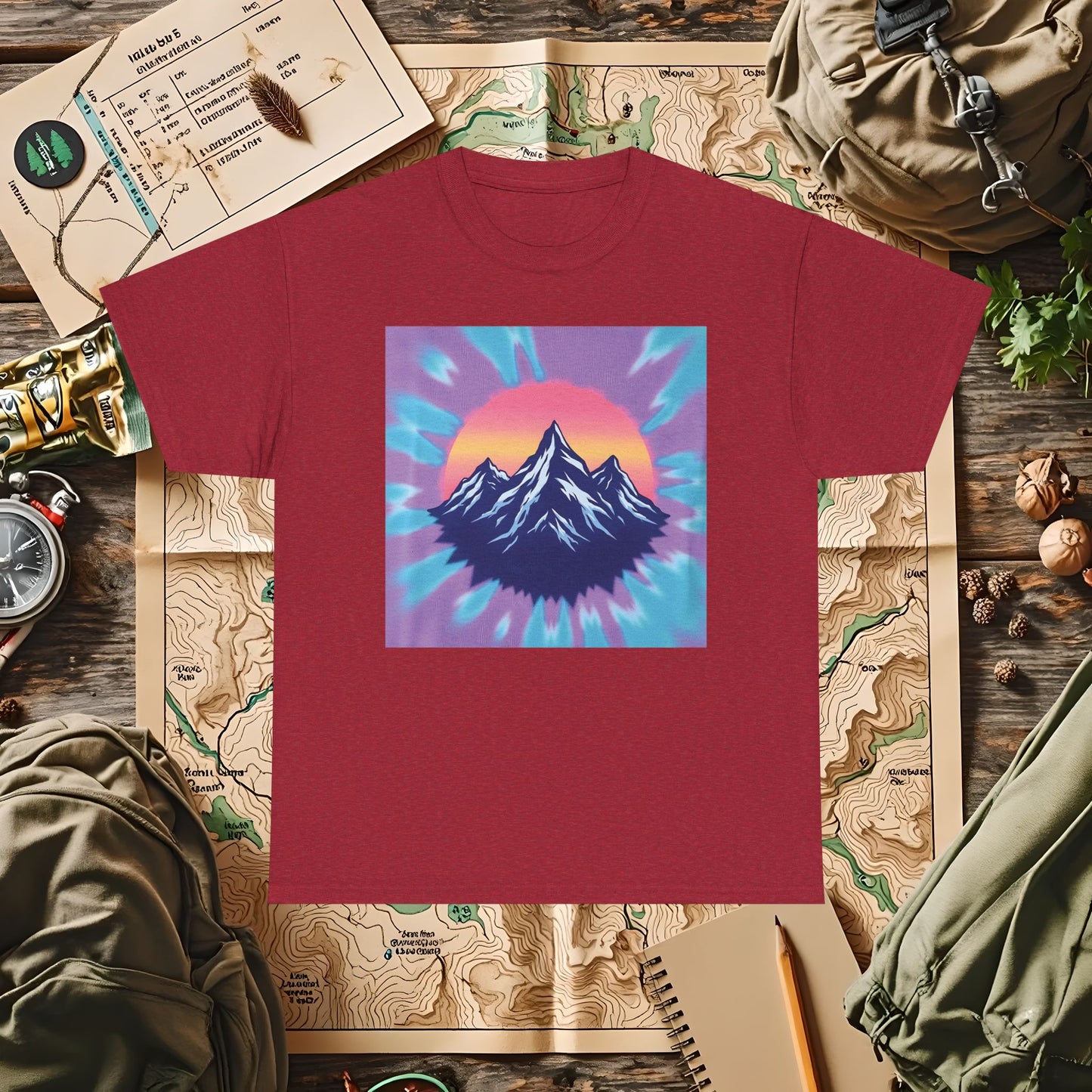 Color Peak Outdoor Adventure T-Shirts | Camping, Hiking, Rafting & Kayaking Tees for Nature Lovers