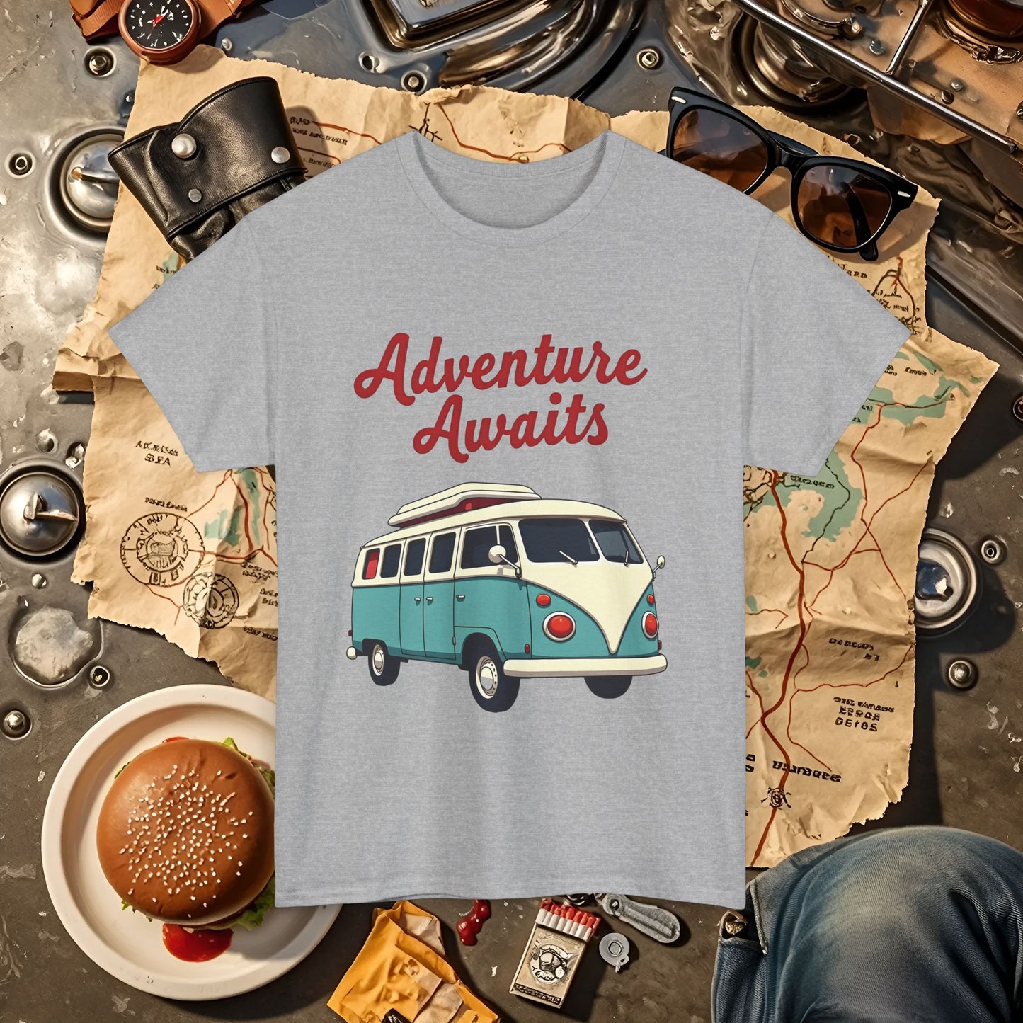 Wanderlust Van Road Trip & Vehicle Travel T-Shirts | Car, RV, and Motorcycle Adventure Tees