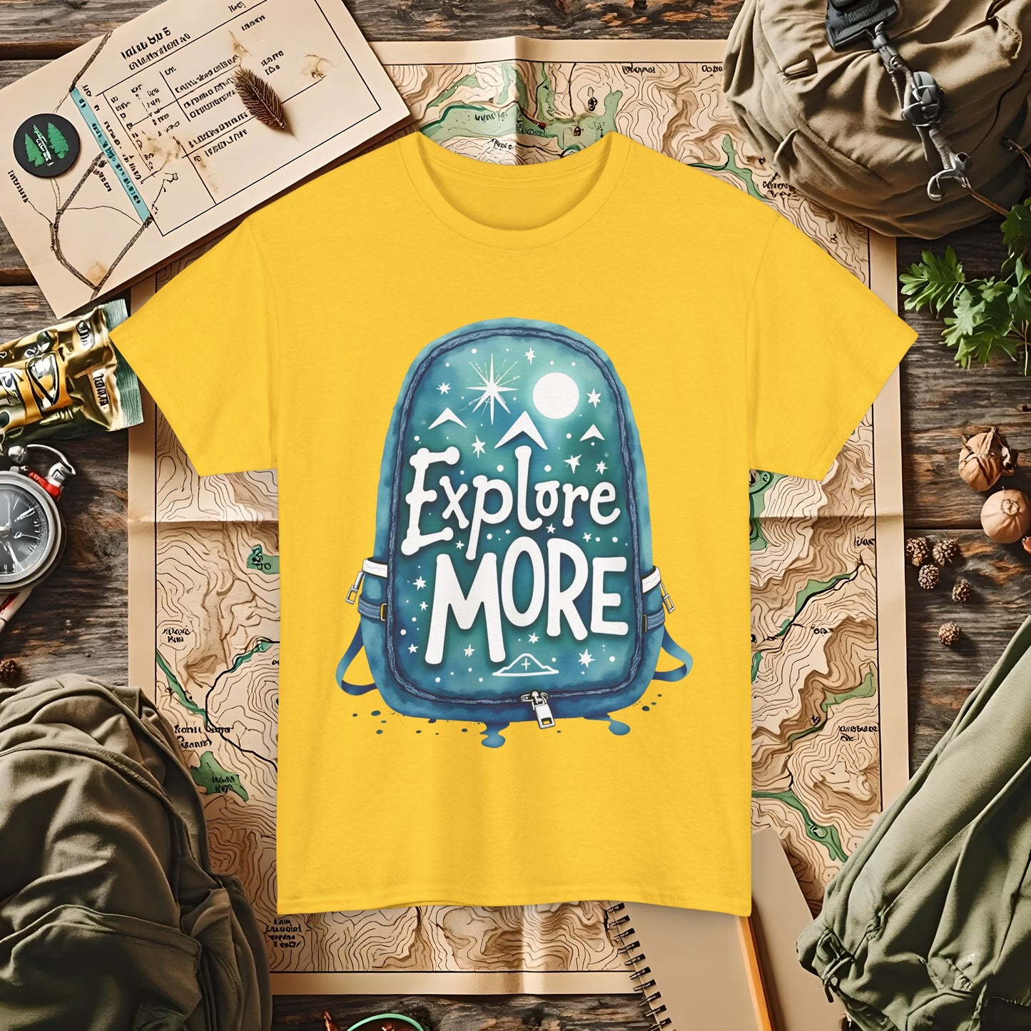 Explore More Outdoor Adventure T-Shirts | Camping, Hiking, Rafting & Kayaking Tees for Nature Lovers