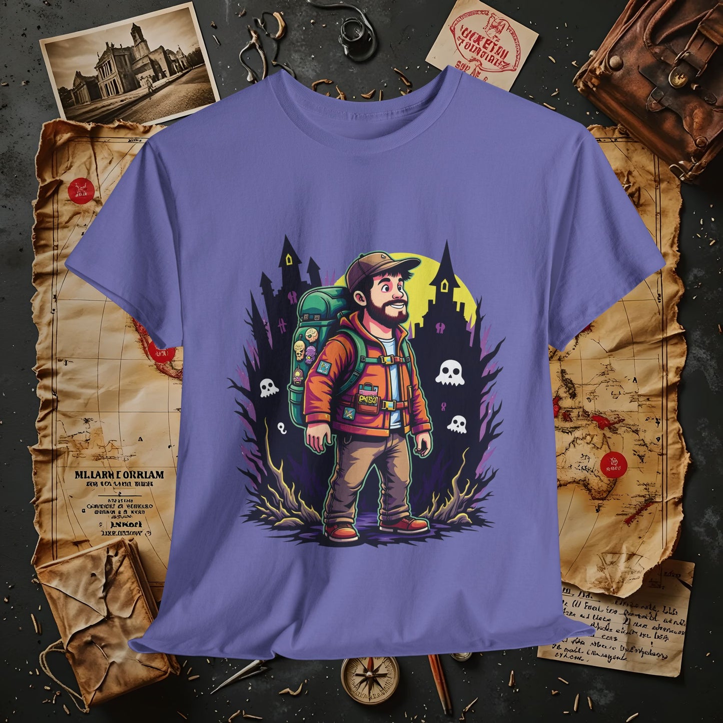 Ghost Hunt Thrillseeker Dark Tourism T-Shirts | Hauntingly Cool Travel Tees for the Morbidly Curious