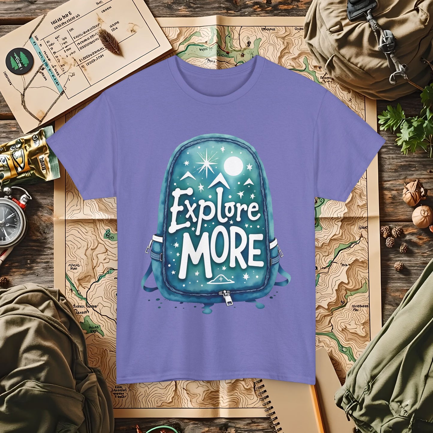 Explore More Outdoor Adventure T-Shirts | Camping, Hiking, Rafting & Kayaking Tees for Nature Lovers