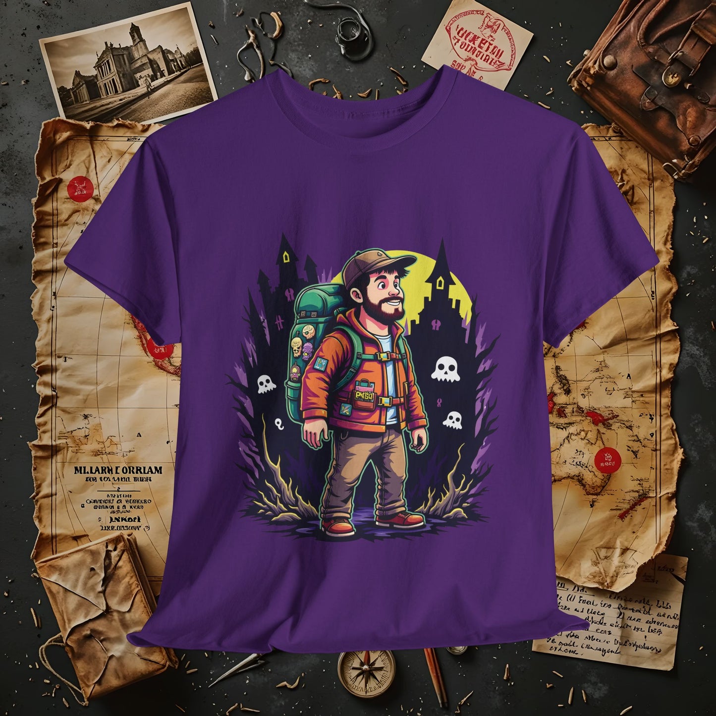 Ghost Hunt Thrillseeker Dark Tourism T-Shirts | Hauntingly Cool Travel Tees for the Morbidly Curious