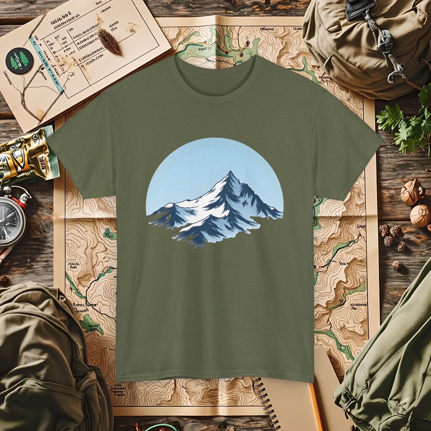 Mountain Escape Outdoor Adventure T-Shirts | Camping, Hiking, Rafting & Kayaking Tees for Nature Lovers