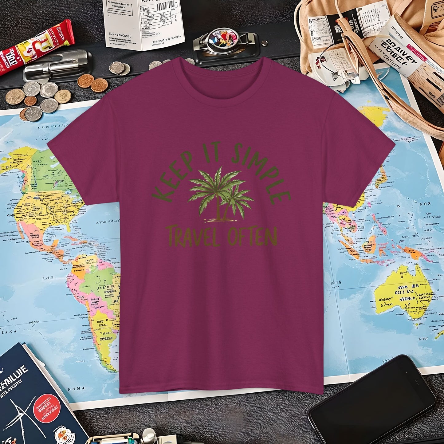 Simple Travel Air Travel T-Shirts | Jetsetter, Airport, and International Flight Tees