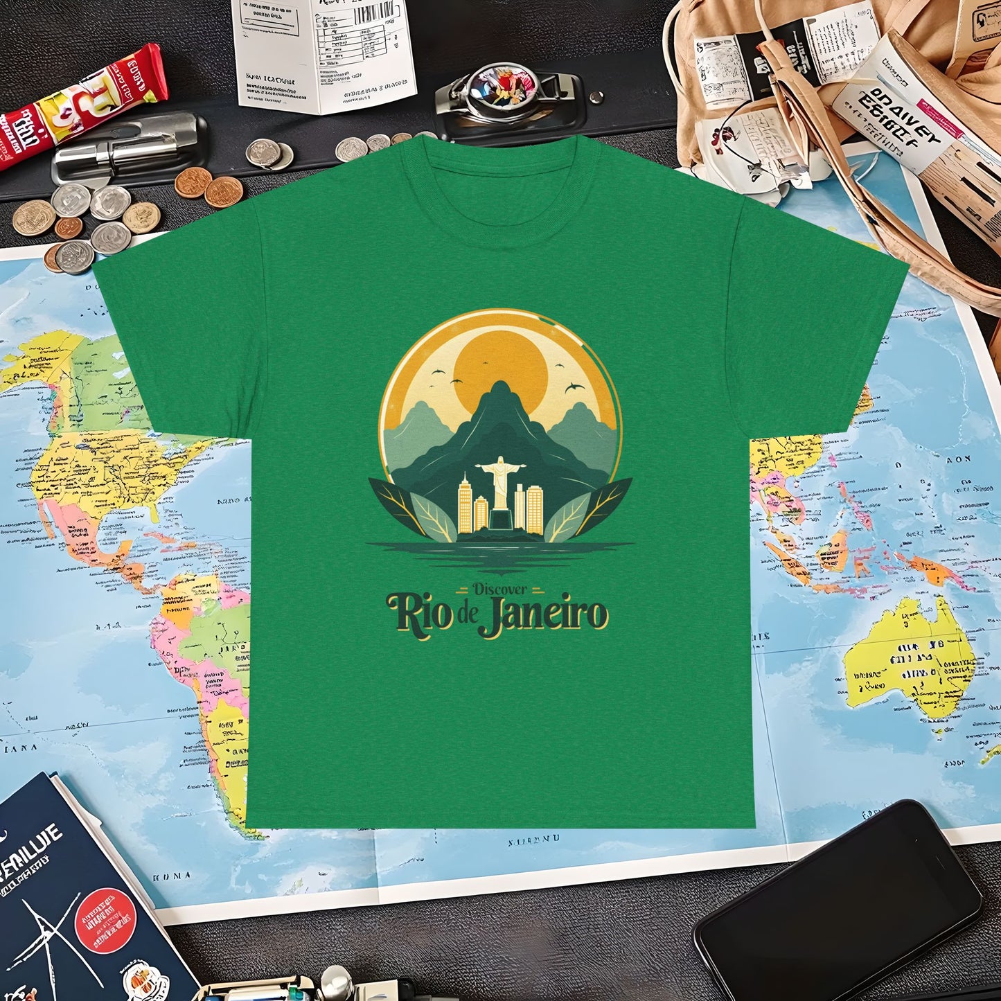 Rio Vintage Air Travel T-Shirts | Jetsetter, Airport, and International Flight Tees